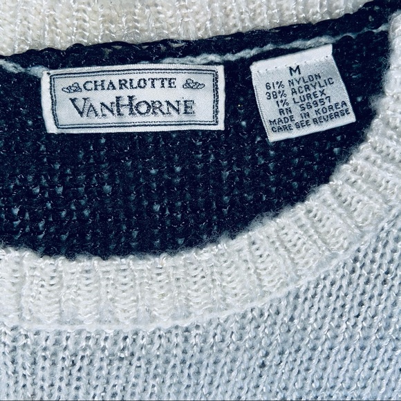 Vintage Charlotte VanHorne Embellished Sweater - Picture 4 of 4